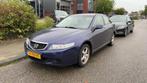 Honda Accord 2.0i Sport Plus | Nieuwe APK | Leer, Auto's, Honda, Stof, Gebruikt, 4 cilinders, Blauw