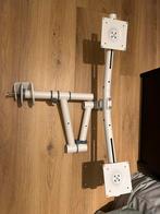 Dataflex Viewgo Dual monitorarm wit, Computers en Software, Monitoren, Ophalen, Zo goed als nieuw, 60 Hz of minder, LED