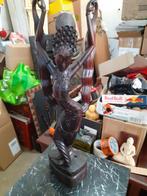 Groot Palissander Houten Beeld  "de dansende Vorstin", Antiek en Kunst, Ophalen of Verzenden