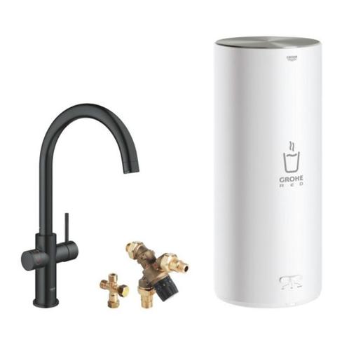 GROHE Red Duo kokendwaterkraan, Huis en Inrichting, Keuken | Keukenelementen, Nieuw, Minder dan 100 cm, Zwart, Ophalen