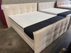 50% KORTING maatwerk boxsprings op afspraak! Fabrieksverkoop, Ophalen, Crème, 180 cm, 200 cm