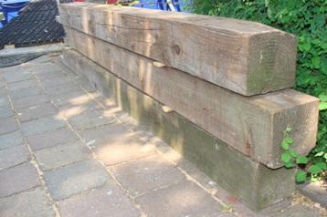 Houten Carpoort/Pergalo palen (3 stuks) beschikbaar voor biedingen