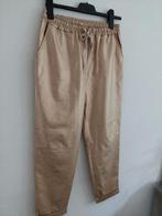 Broek lang 95cm G.Ricceri M goudkleur 50%viscose 2xGedragen., Maat 38/40 (M), Overige kleuren, Ophalen of Verzenden, Zo goed als nieuw