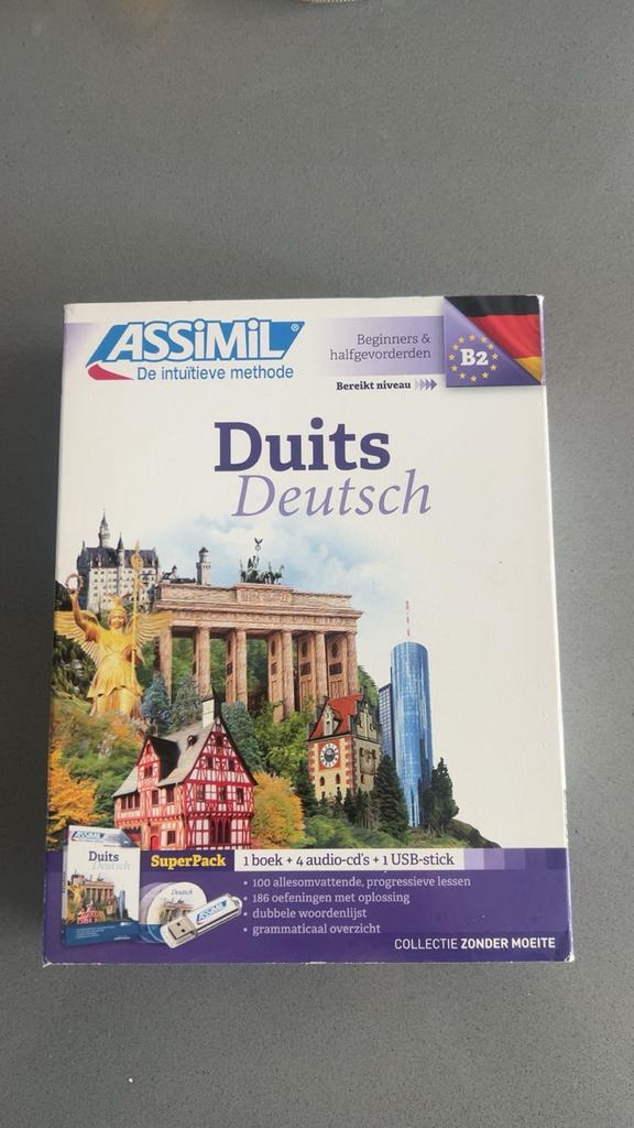 Assimil Duits – boek + cd’s + USB-stick (complete set), Boeken, Taal | Duits, Zo goed als nieuw, Non-fictie, Ophalen of Verzenden