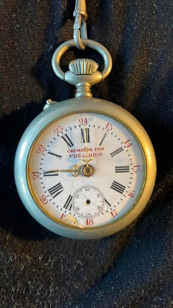 Oud Zakhorloge W. Rosskopf & Cie, Sieraden, Tassen en Uiterlijk, Horloges | Antiek, Overige merken, Ophalen of Verzenden