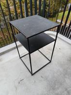 Metalen bijzettafel, Ophalen of Verzenden, Rond, Metaal of Aluminium, Minder dan 55 cm