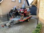 Motortrailers huren motoraanhangers huren  *Geen borg*, Diensten en Vakmensen, Verhuur | Auto en Motor, Met chauffeur, Aanhangwagen