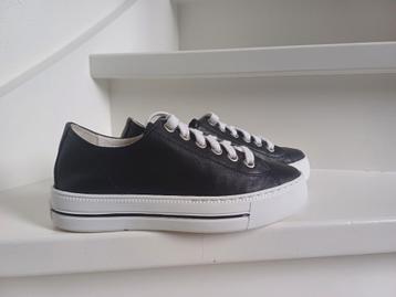 SNEAKERS GOSH MT 38 ZWART LEER Z.G.A.N. (ZIE FOTO'S)  beschikbaar voor biedingen