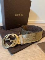 Gucci classic gouden riem, Kleding | Dames, Riemen en Ceinturen, Gedragen, Ophalen of Verzenden, 100 cm of meer