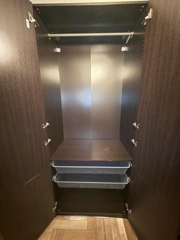 IKEA PAX kast + KOMPLEMENT interieur + deuren, gedemonteerd - afbeelding 4