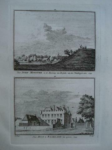 49-50 / Monster / Borsele / Huis te Baarland Kopergravure beschikbaar voor biedingen