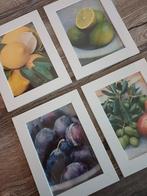 Nieuwe Ikea witte fotolijstjes met fruit afbeeldingen, Minder dan 50 cm, Nieuw, Ophalen of Verzenden, Minder dan 50 cm