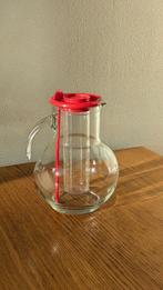 Bormioli Rocco ijsbuis kan waterkan / Ice tube pitcher, Antiek en Kunst, Ophalen of Verzenden