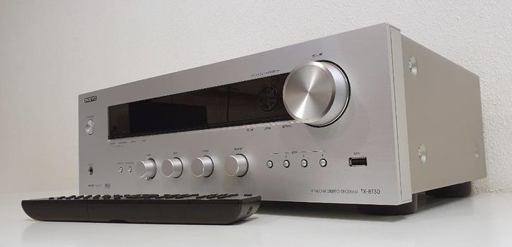 Stereo Receiver - Onkyo TX-8130 (110W), Internet Radio,Phono, Audio, Tv en Foto, Versterkers en Receivers, Gebruikt, Stereo, 60 tot 120 watt