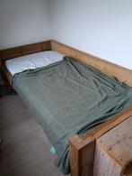Eenpersoonsbed Steigerhout, Ophalen, Eenpersoons, Steigerhout, 90 cm