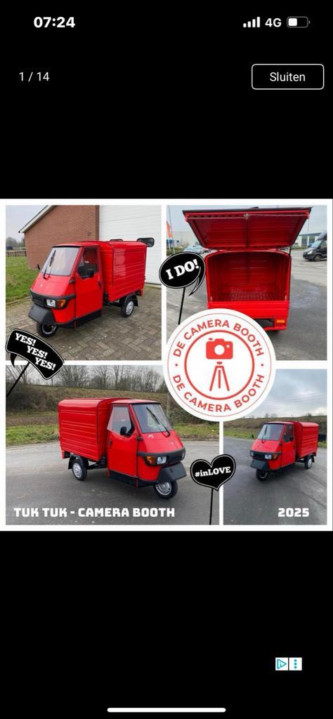 Vespa tuktuk 2 tackt verkoop planning zat 27 september, Fietsen en Brommers, Scooters | Vespa, Gebruikt, Overige modellen, Maximaal 25 km/u