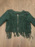 Leuk groen jasje met plooitjes maat 170/176, Kleding | Dames, Ophalen of Verzenden, Zo goed als nieuw, Maat 34 (XS) of kleiner