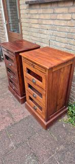2 oude apothekers kastjes ook per stuk, Ophalen, Gebruikt, 50 tot 100 cm, Glas