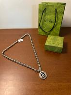 Gucci GG Ketting Nieuw, Sieraden, Tassen en Uiterlijk, Kettingen, Ophalen of Verzenden, Nieuw, Zilver, Met hanger