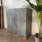 Oude werkplaats kast, industriële kast, dressoir, vintage, Ophalen