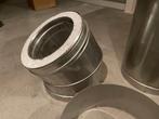 Metaloterm 180/255 AT rvs schoorsteenpijp, Doe-het-zelf en Verbouw, Afvoer, Nieuw, Ophalen of Verzenden, Rvs