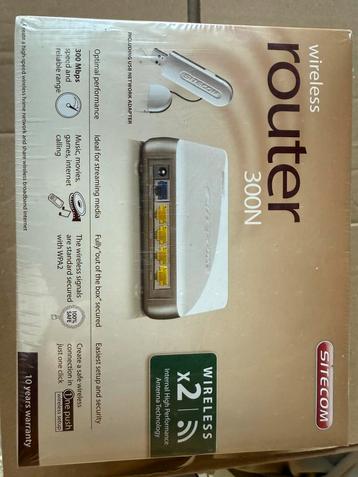 Sitecom wireless router 300N beschikbaar voor biedingen