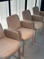 Piet Boon Minne chairs 4x met arm, leder upholstered legs, Ophalen, Gebruikt, Overige kleuren, Leer
