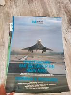 Vintage Hewlett Packard Poster - Concorde, Ophalen of Verzenden