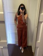 Jumpsuit met halter – Maat S / Maat XS – roestbruin / cognac, Kleding | Dames, Jumpsuits, Mango, Bruin, Zo goed als nieuw, Maat 36 (S)