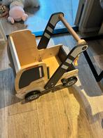 Houten Loopwagen Vrachtwagen, Kinderen en Baby's, Speelgoed | Buiten | Voertuigen en Loopfietsen, Ophalen, Gebruikt, Duwvoertuig