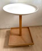 Vintage IKEA Salontafel - Verrijdbaar, Minder dan 45 cm, Minder dan 55 cm, Rond, Ophalen of Verzenden
