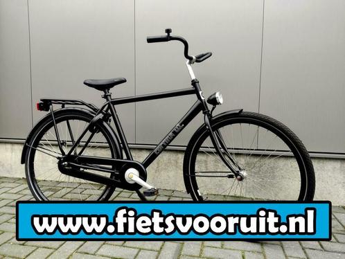 Nette Cortina U1 herenfiets 56cm Mat zwart, Fietsen en Brommers, Fietsen | Heren | Herenfietsen, Zo goed als nieuw, Overige merken