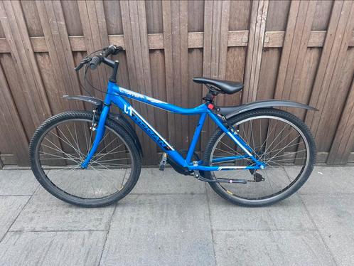 Nogan Gravel GO Suspension Kinder MB 26 inch Ocean Blue, Fietsen en Brommers, Fietsen | Jongens, Gebruikt, 26 inch of meer, Handrem