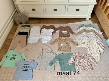 Duurzaam bio kledingpakket (24st) mt74 meisje oa Lil Atelier beschikbaar voor biedingen