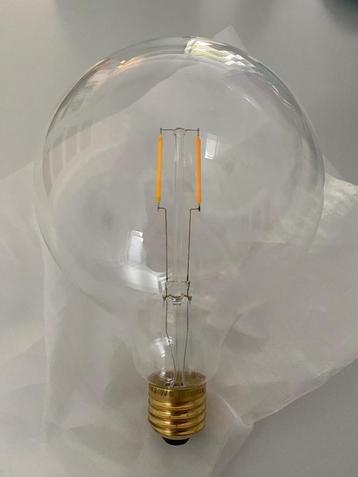 +++ 3x mooie, E27 G125 LED filament lichtbron:+++ beschikbaar voor biedingen