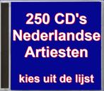 250 CD's Nederlandse artiesten / Nederlandstalig alle genres, Ophalen of Verzenden