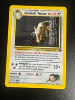 Giovanni’s persian #8 Gym challenge Pokémon kaart, Ophalen of Verzenden, Zo goed als nieuw