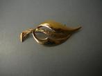 Vergilde modernistische broche Austria NU 15 euro, Sieraden, Tassen en Uiterlijk, Verzenden, Overige materialen, Broche