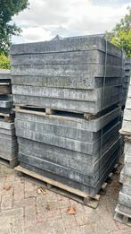 13 stuks Oud Hollandse tegels 100x100x10 Antraciet, Tuin en Terras, Tegels en Klinkers, Ophalen, Nieuw, Beton, Terrastegels