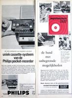 5 vintage reclames cassettes 1962-67 banden cassette tapes, Verzamelen, Ophalen of Verzenden, Gebruikt, Overige typen