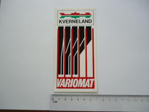 sticker oud KVERNELAND machine boer traktor landbouw retro, Verzamelen, Stickers, Zo goed als nieuw, Bedrijf of Vereniging, Verzenden