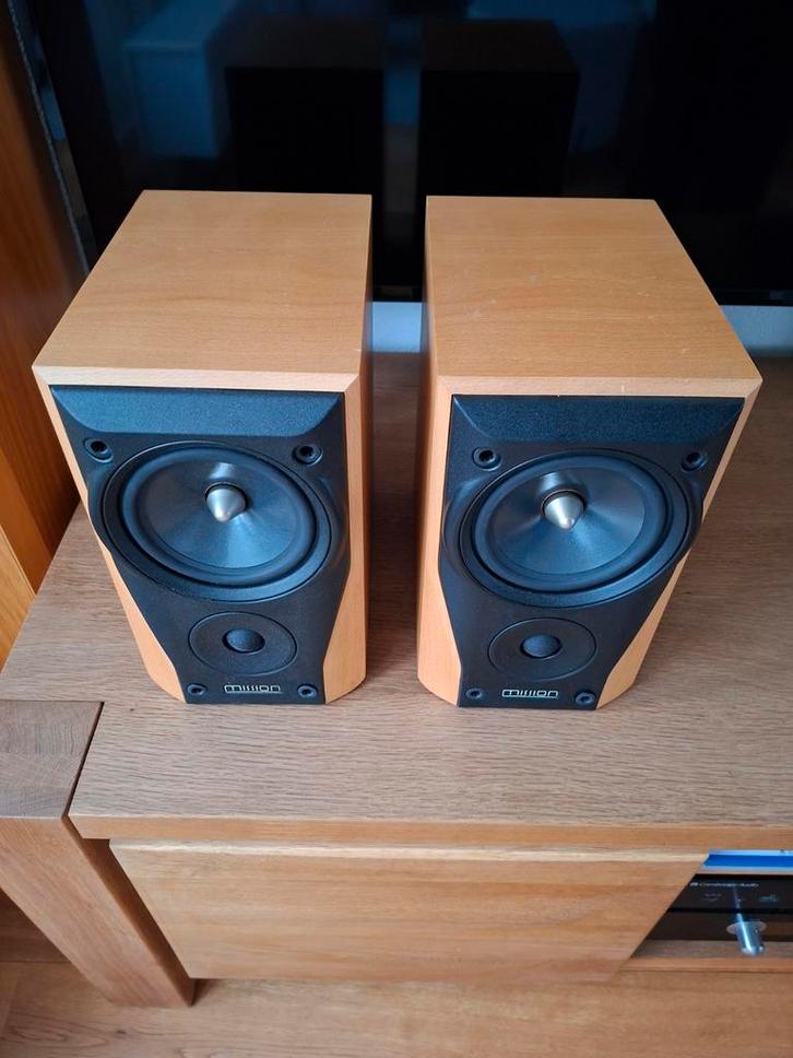 Mission 780 mk2.0 luidsprekers, Audio, Tv en Foto, Luidsprekers, Gebruikt, Front, Rear of Stereo speakers, 120 watt of meer, Overige merken