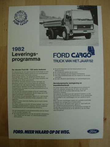 Ford Cargo Brochure 1982 – 609 t/m 1417 beschikbaar voor biedingen