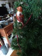 oude glazen kerstbal model oude glazen vogel op clip, Diversen, Kerst, Ophalen of Verzenden, Gebruikt