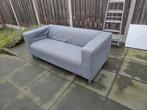 Ikea Klippan 2-zitsbank met grijze Vissle hoes., Ophalen, Gebruikt, 150 tot 200 cm, Tweepersoons