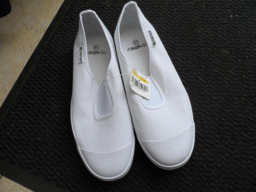 NIEUWE GYMSCHOENEN maat 41 Panther , wit, Sport en Fitness, Wit, Ophalen of Verzenden, Turnschoenen, Nieuw