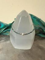 Smaragd Akoya zoutwater parel beschermt geluk intuïtie magie, Sieraden, Tassen en Uiterlijk, Armbanden, Met edelsteen, Nieuw, Ophalen of Verzenden