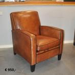 Schapenleren Art Deco meubels, Huis en Inrichting, Fauteuils, Ophalen, Zo goed als nieuw, 75 tot 100 cm, Leer