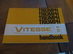 Instructieboek Triumph Vitesse Mk2, Vitesse Cabrio 1969, Ophalen of Verzenden