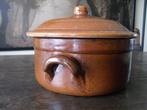 Unox terracottapan / ovenschotel met deksel, Ophalen of Verzenden, Gebruikt, Overige materialen, Overige typen